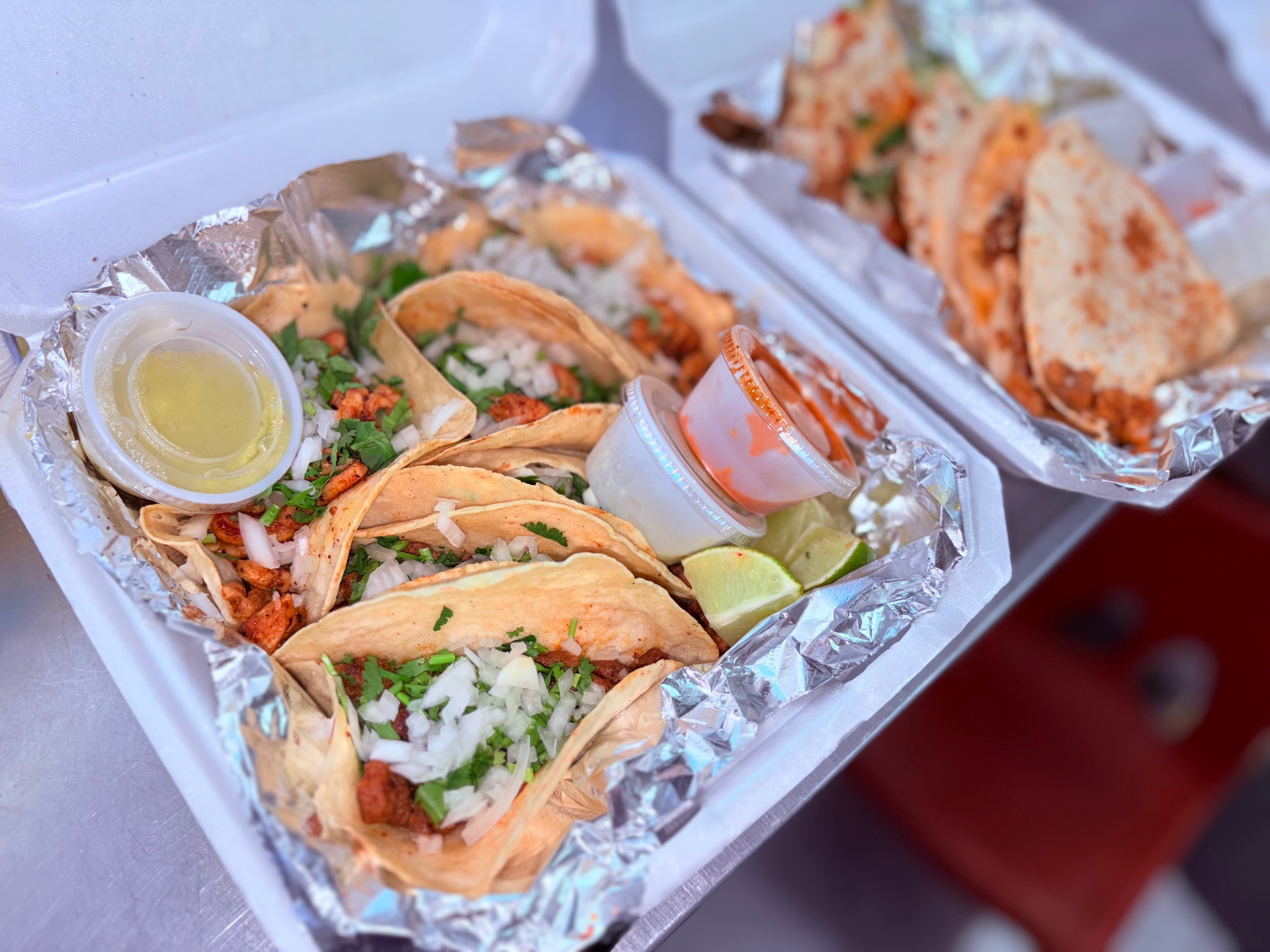 Authentic Mexican tacos at Tacos El Jefe